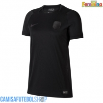 Camisa de time de futebol Noruega Replicas 2º Equipamento Feminina Mundo 2026 Manga Curta